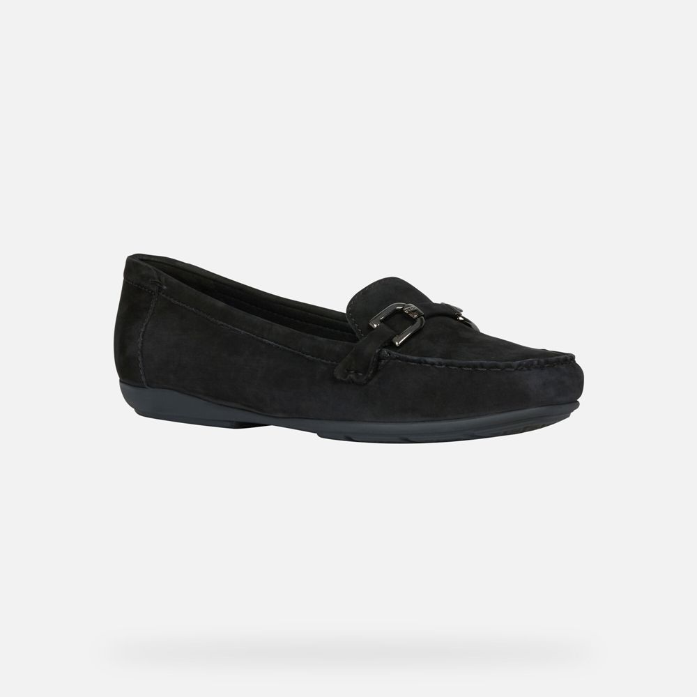 Geox Bayan Loafers Siyah - Annytah - DSG-367589